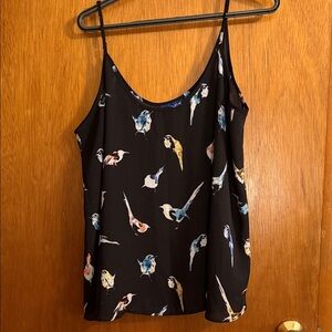 Apt. 9 Black Top with Blue Logo Tag